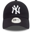 petten-gebogen-marineblauw-verstelbaar-9twenty-league-essential-van-new-york-yankees-mlb-van-new-era