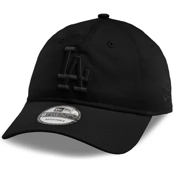 Petten gebogen zwart verstelbaar 9TWENTY League Essential van Los Angeles Dodgers MLB van New Era