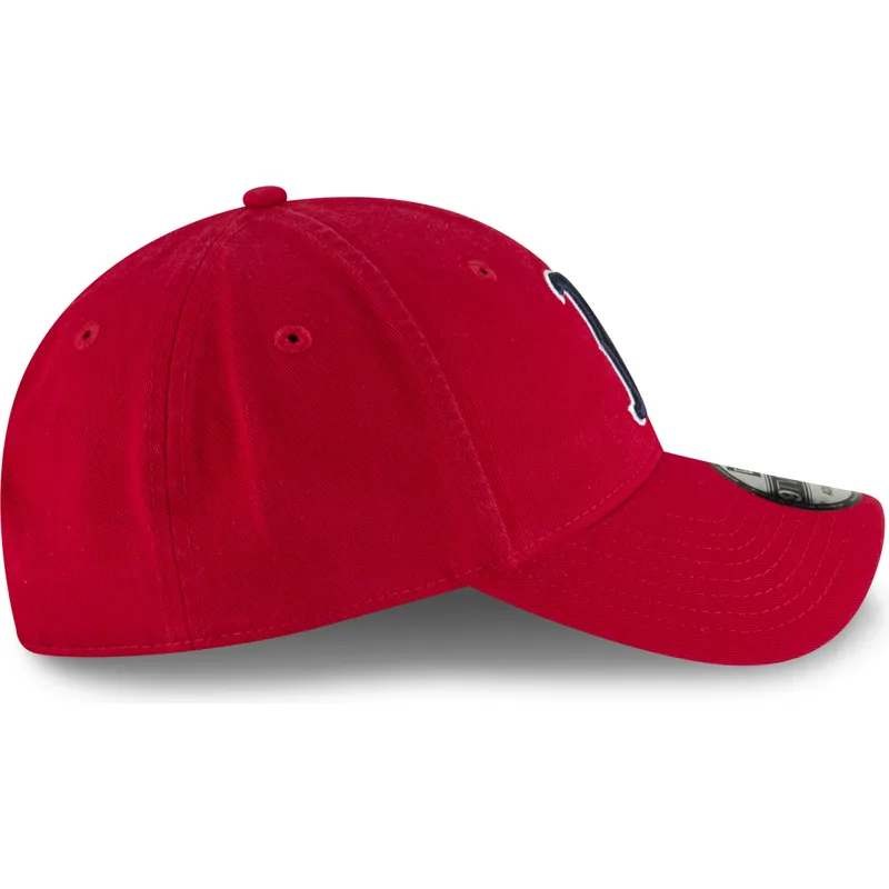 petten-gebogen-rood-verstelbaar-9twenty-core-classic-van-boston-red-sox-mlb-van-new-era