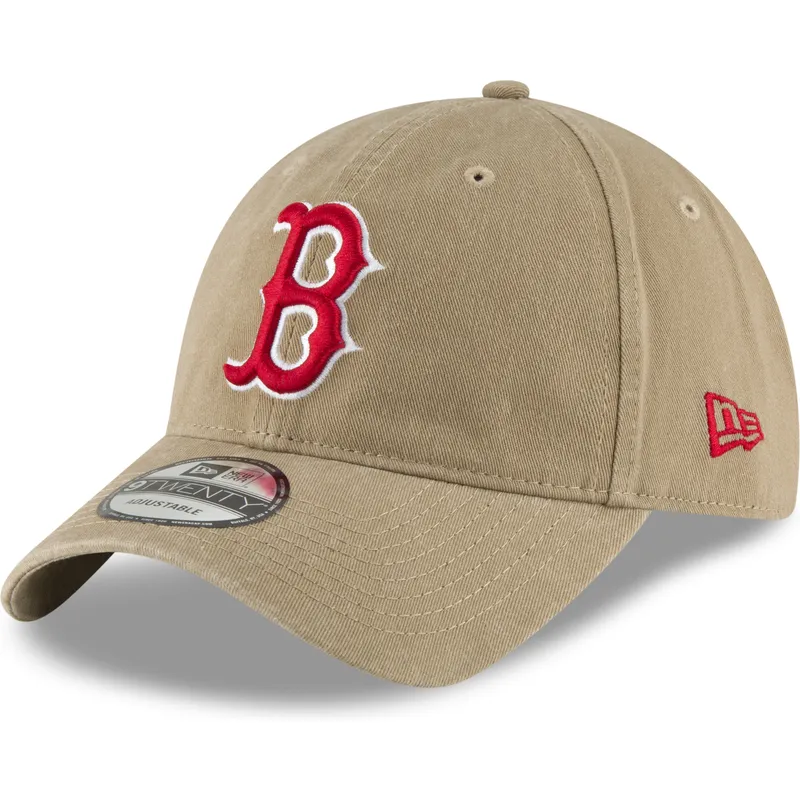 petten-gebogen-bruin-verstelbaar-9twenty-core-classic-van-boston-red-sox-mlb-van-new-era petten-gebogen-bruin-verstelbaar-9twenty-core-classic-van-boston-red-sox-mlb-van-new-era