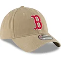 petten-gebogen-bruin-verstelbaar-9twenty-core-classic-van-boston-red-sox-mlb-van-new-era