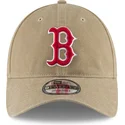 petten-gebogen-bruin-verstelbaar-9twenty-core-classic-van-boston-red-sox-mlb-van-new-era