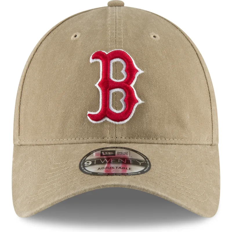 petten-gebogen-bruin-verstelbaar-9twenty-core-classic-van-boston-red-sox-mlb-van-new-era petten-gebogen-bruin-verstelbaar-9twenty-core-classic-van-boston-red-sox-mlb-van-new-era