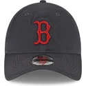 petten-gebogen-grijs-verstelbaar-9twenty-core-classic-van-boston-red-sox-mlb-van-new-era