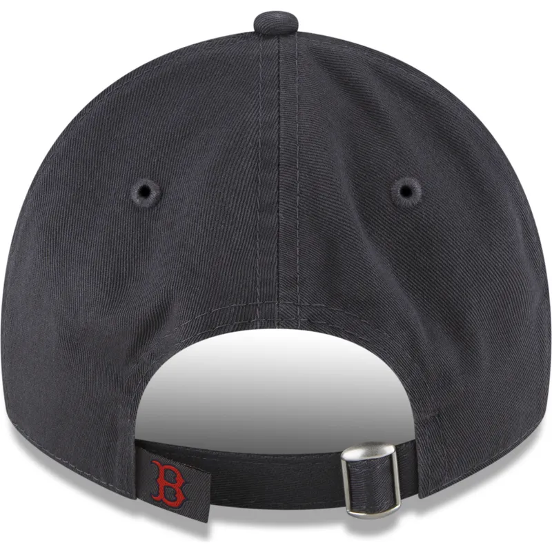 petten-gebogen-grijs-verstelbaar-9twenty-core-classic-van-boston-red-sox-mlb-van-new-era