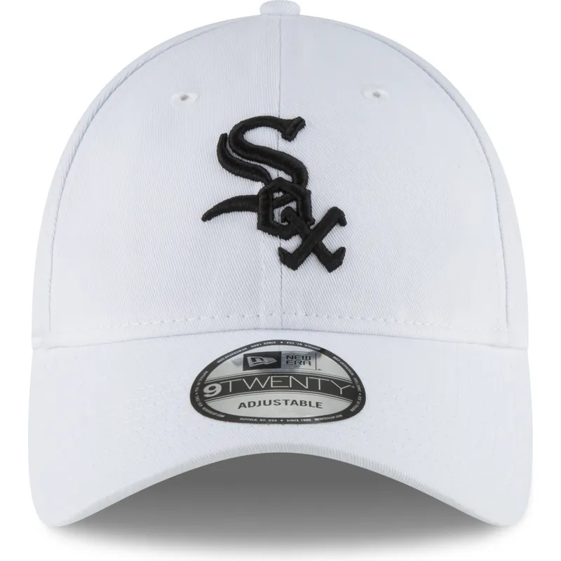 petten-gebogen-wit-verstelbaar-9twenty-core-classic-van-chicago-white-sox-mlb-van-new-era