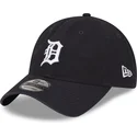 petten-gebogen-marineblauw-verstelbaar-9twenty-core-classic-van-detroit-tigers-mlb-van-new-era