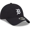 petten-gebogen-marineblauw-verstelbaar-9twenty-core-classic-van-detroit-tigers-mlb-van-new-era