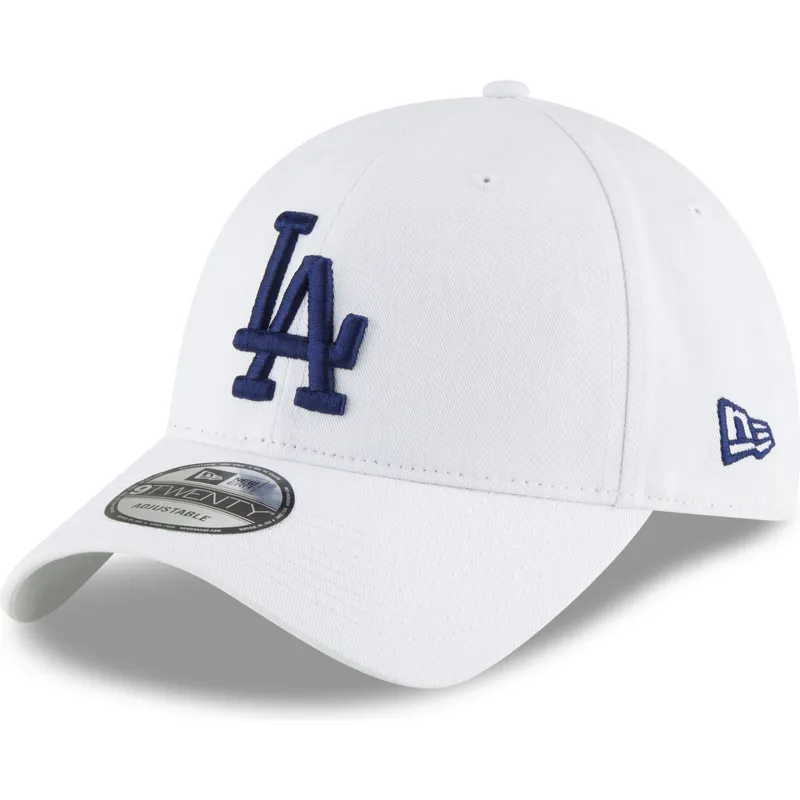 petten-gebogen-wit-verstelbaar-9twenty-core-classic-van-los-angeles-dodgers-mlb-van-new-era