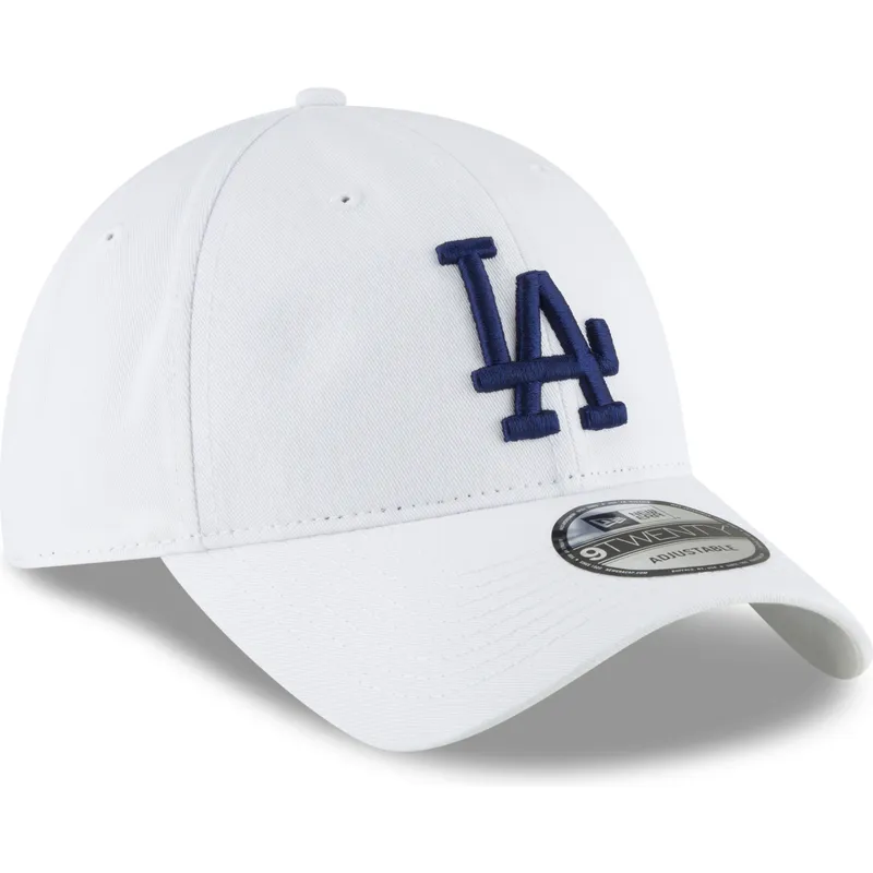 petten-gebogen-wit-verstelbaar-9twenty-core-classic-van-los-angeles-dodgers-mlb-van-new-era
