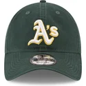petten-gebogen-groen-verstelbaar-9twenty-core-classic-van-oakland-athletics-mlb-van-new-era