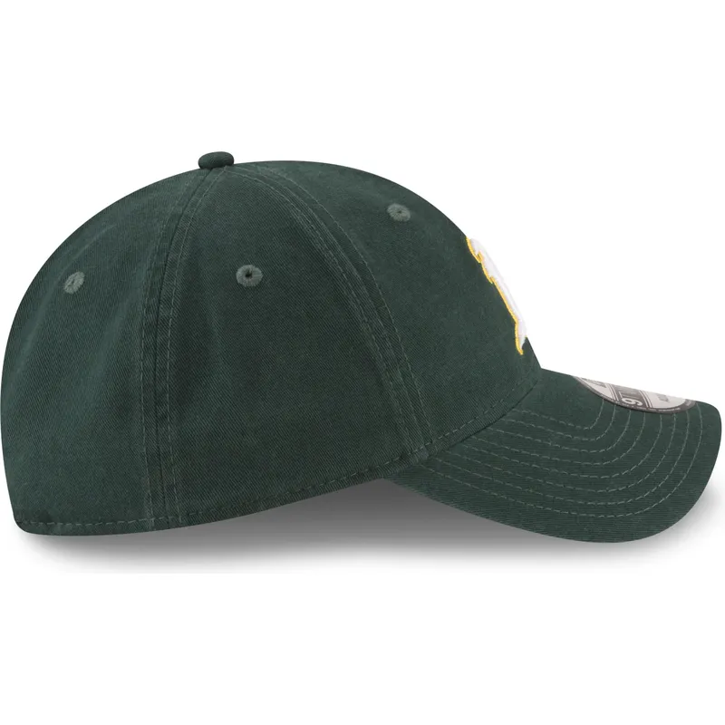 petten-gebogen-groen-verstelbaar-9twenty-core-classic-van-oakland-athletics-mlb-van-new-era