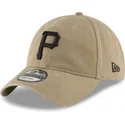 petten-gebogen-bruin-verstelbaar-9twenty-core-classic-van-pittsburgh-pirates-mlb-van-new-era