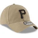 petten-gebogen-bruin-verstelbaar-9twenty-core-classic-van-pittsburgh-pirates-mlb-van-new-era