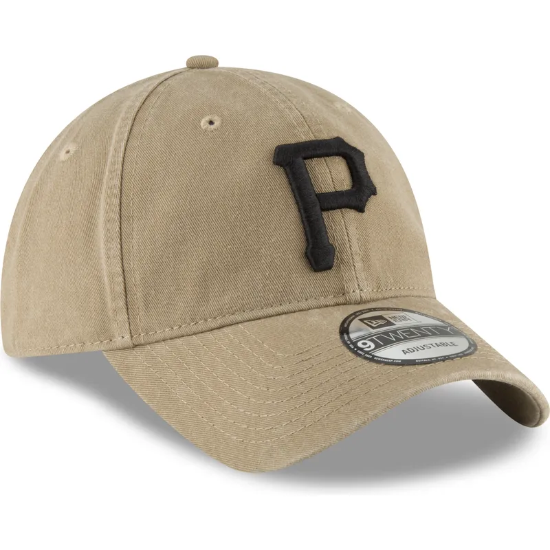 petten-gebogen-bruin-verstelbaar-9twenty-core-classic-van-pittsburgh-pirates-mlb-van-new-era