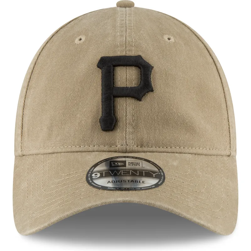 petten-gebogen-bruin-verstelbaar-9twenty-core-classic-van-pittsburgh-pirates-mlb-van-new-era