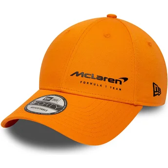 Petten gebogen oranje snapback 9FORTY Flawless van McLaren Racing Formula 1 van New Era