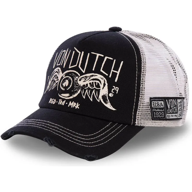petten-gebogen-zwart-snapback-voor-kinderen-crew4-van-von-dutch