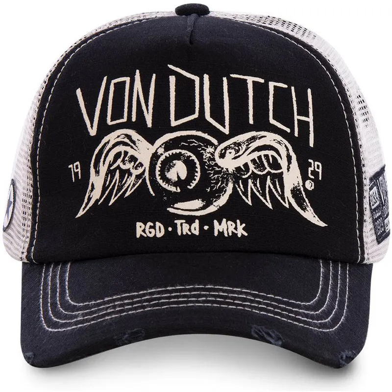petten-gebogen-zwart-snapback-voor-kinderen-crew4-van-von-dutch