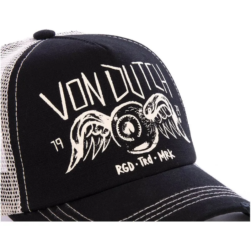 petten-gebogen-zwart-snapback-voor-kinderen-crew4-van-von-dutch