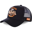 petten-gebogen-zwart-snapback-voor-kinderen-eag-blk-van-von-dutch