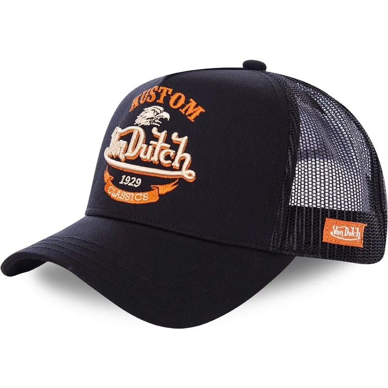 petten-gebogen-zwart-snapback-voor-kinderen-eag-blk-van-von-dutch