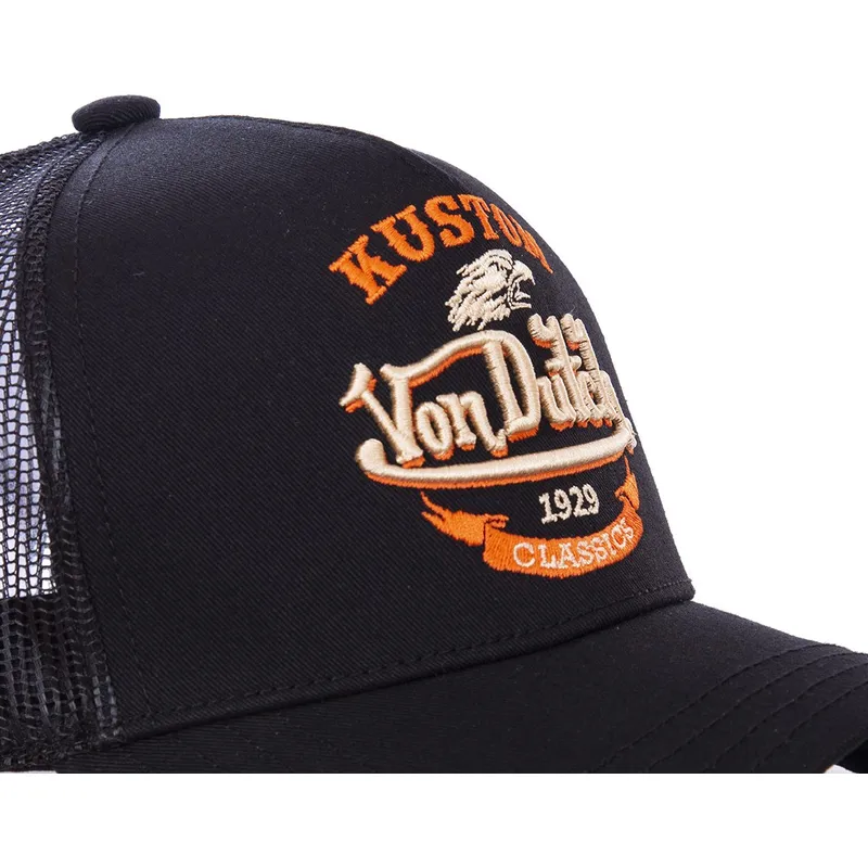 petten-gebogen-zwart-snapback-voor-kinderen-eag-blk-van-von-dutch