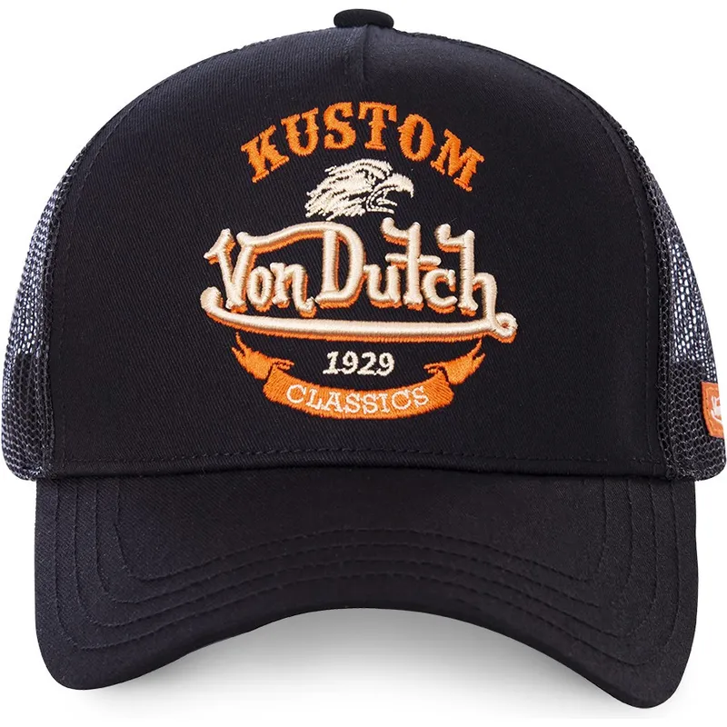 petten-gebogen-zwart-snapback-eag-blk-van-von-dutch