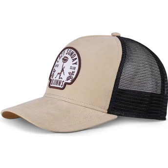 Petten gebogen beige snapback Lazy Classic HFT van Djinns