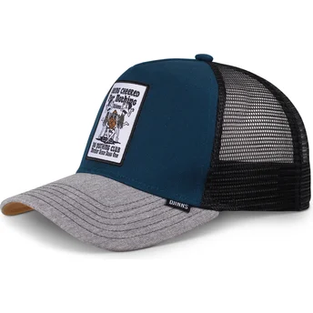Petten gebogen blauw snapback Being Cheered HFT van Djinns
