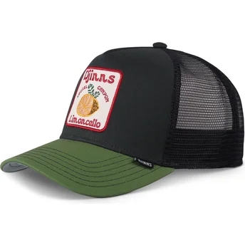 Petten gebogen zwart snapback Food Limoncello HFT van Djinns