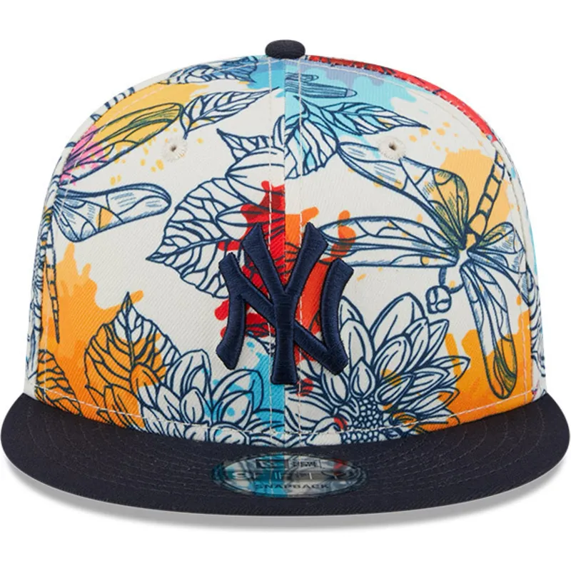 petten-plat-meerkleurig-snapback-9fifty-spring-van-new-york-yankees-mlb-van-new-era