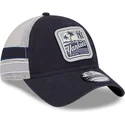 petten-gebogen-marineblauw-snapback-9twenty-stripe-van-new-york-yankees-mlb-van-new-era