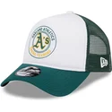 petten-gebogen-groen-snapback-9forty-a-frame-circle-van-oakland-athletics-mlb-van-new-era