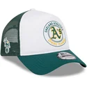petten-gebogen-groen-snapback-9forty-a-frame-circle-van-oakland-athletics-mlb-van-new-era