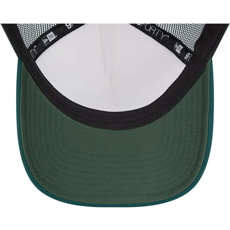 petten-gebogen-groen-snapback-9forty-a-frame-circle-van-oakland-athletics-mlb-van-new-era