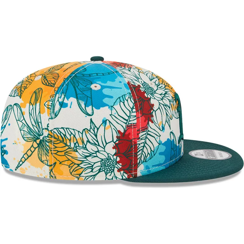 petten-plat-meerkleurig-snapback-9fifty-spring-van-oakland-athletics-mlb-van-new-era