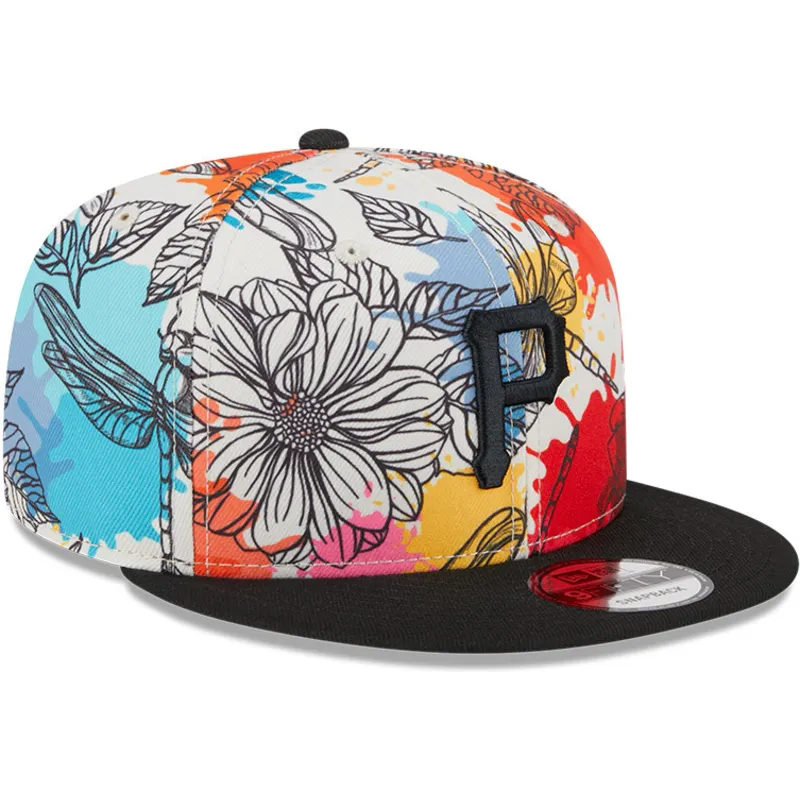 petten-plat-meerkleurig-snapback-9fifty-spring-van-pittsburgh-pirates-mlb-van-new-era