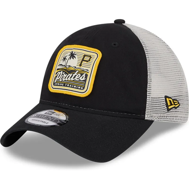 petten-gebogen-zwart-snapback-9twenty-stripe-van-pittsburgh-pirates-mlb-van-new-era