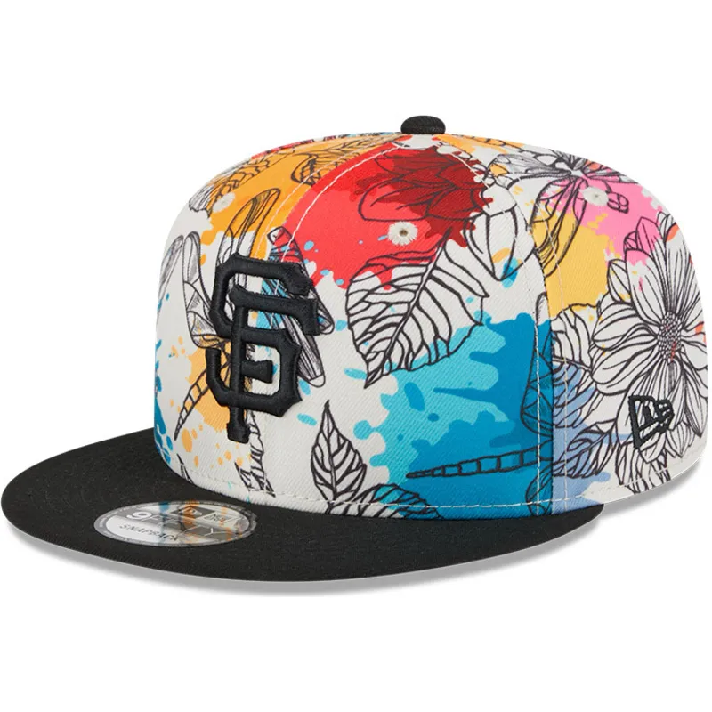 petten-plat-meerkleurig-snapback-9fifty-spring-van-san-francisco-giants-mlb-van-new-era