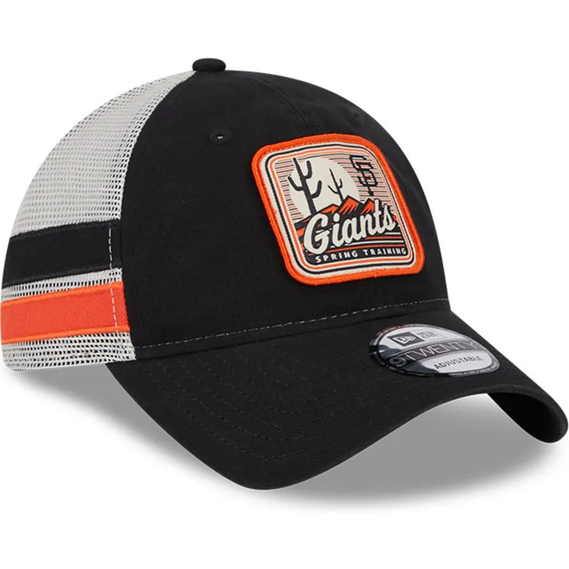 petten-gebogen-zwart-snapback-9twenty-stripe-van-san-francisco-giants-mlb-van-new-era