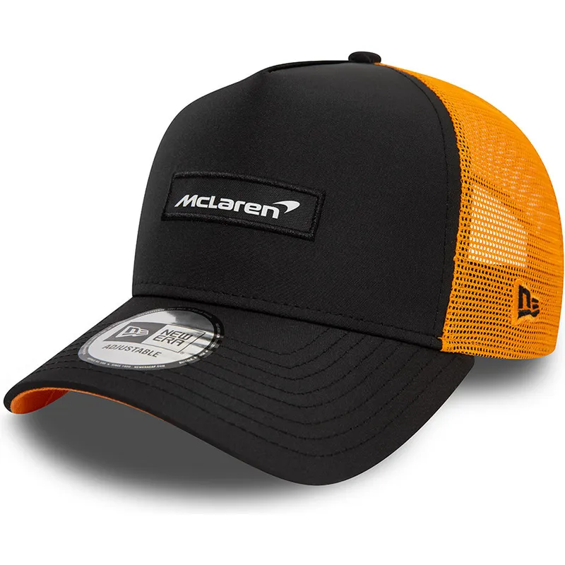 petten-gebogen-zwart-snapback-9forty-a-frame-patch-front-van-mclaren-racing-formula-1-van-new-era