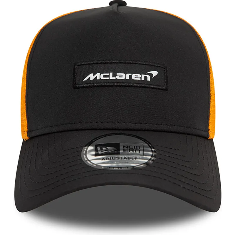 petten-gebogen-zwart-snapback-9forty-a-frame-patch-front-van-mclaren-racing-formula-1-van-new-era