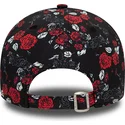 petten-gebogen-zwart-verstelbaar-9forty-floral-all-over-print-van-manchester-united-football-club-premier-league-van-new-era
