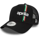 petten-gebogen-zwart-snapback-9forty-a-frame-flawless-print-van-aprilia-piaggio-van-new-era