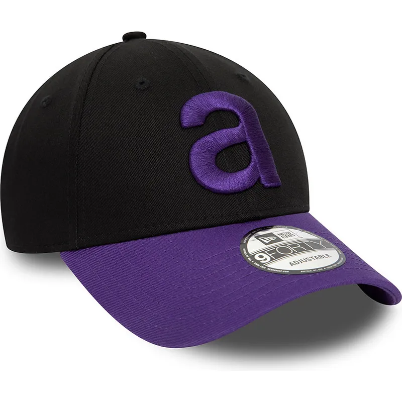 petten-gebogen-zwart-verstelbaar-9forty-contrast-van-aprilia-piaggio-van-new-era