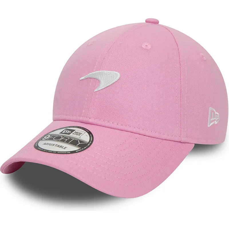 petten-gebogen-roze-verstelbaar-9forty-seasonal-van-mclaren-racing-formula-1-van-new-era