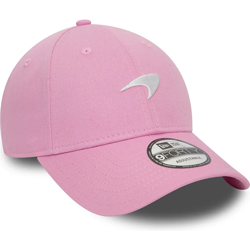 petten-gebogen-roze-verstelbaar-9forty-seasonal-van-mclaren-racing-formula-1-van-new-era