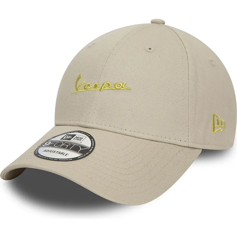 petten-gebogen-beige-verstelbaar-9forty-seasonal-colour-van-vespa-piaggio-van-new-era
