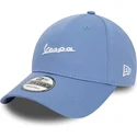 petten-gebogen-blauw-verstelbaar-9forty-seasonal-colour-van-vespa-piaggio-van-new-era